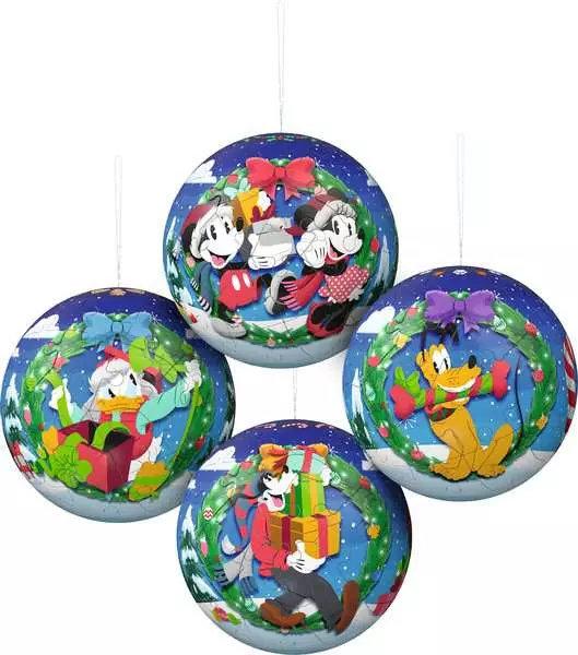 3D Puzzle-Ball-Set Holiday Baubles Disney