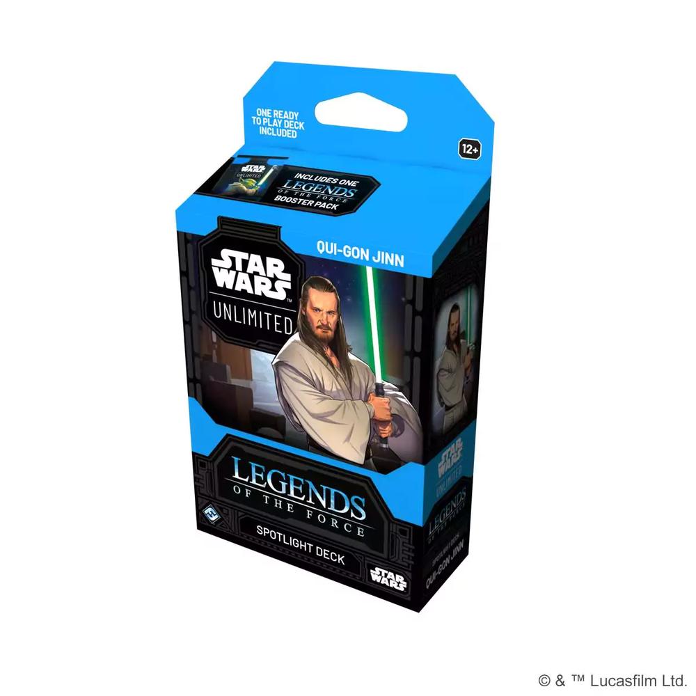 Star Wars: Unlimited - Legends of the Force Spotlight-Deck - Qui-Gon Jinn Star Wars: Unlimited - Legends of the Force Spotlight-Deck - Qui-Gon Jinn
