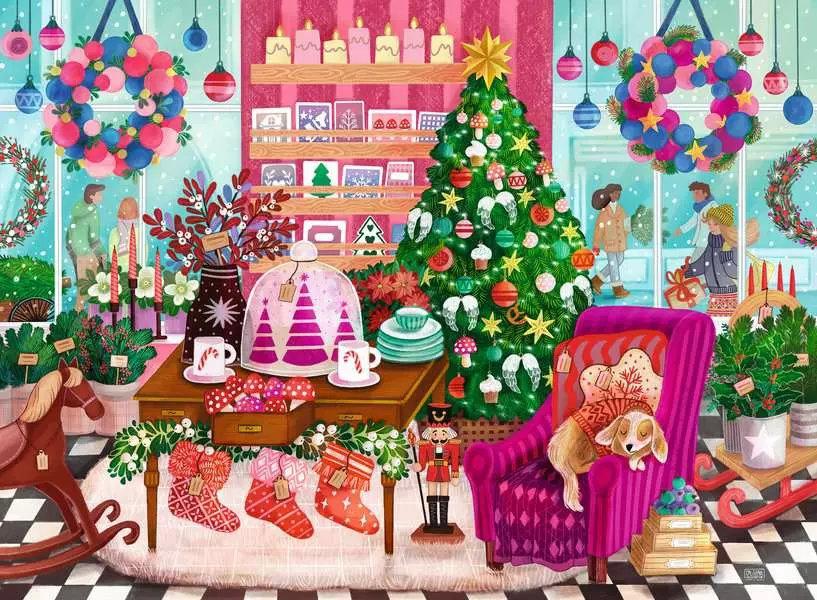 Puzzle 500 Teile: Die Weihnachtsboutique