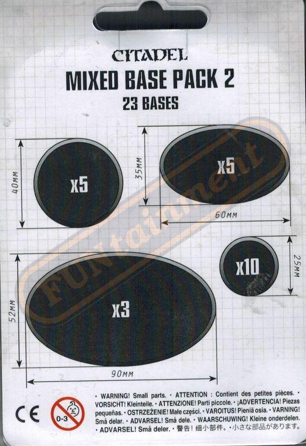 Zubehör Citadel Mixed Base Pack 2 (23 Bases) Zubehör Citadel Mixed Base Pack 2 (23 Bases)