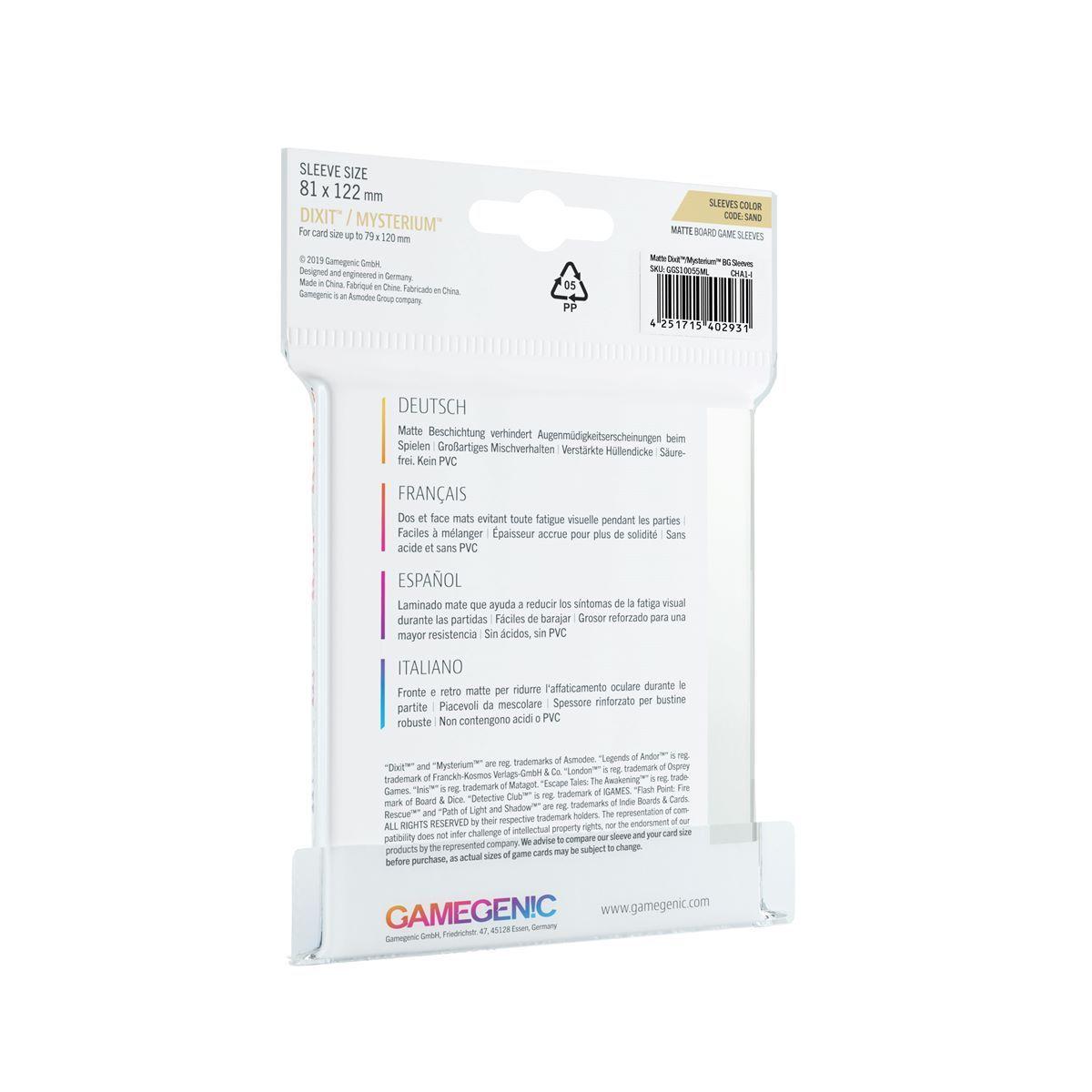 Gamegenic  Matte Board Game Sleeves - Dixit / Mysterium 81 x 122 mm (90) Gamegenic  Matte Board Game Sleeves - Dixit / Mysterium 81 x 122 mm (90)