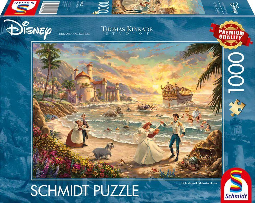 Thomas Kinkade Studios: Disney Dreams Collection - The Little Mermaid Celebration of Love (Arielle, die Meerjungfrau), 1.000 Teile Puzzle