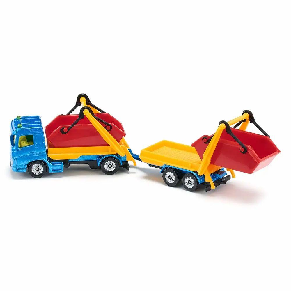 siku LKW mit Absetzmulde und Anhänger