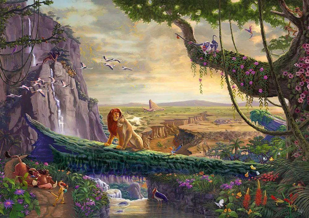 Thomas Kinkade Studios: Disney Dreams Collection - The Lion King, Return to Pride Rock, 6.000 Teile Puzzle