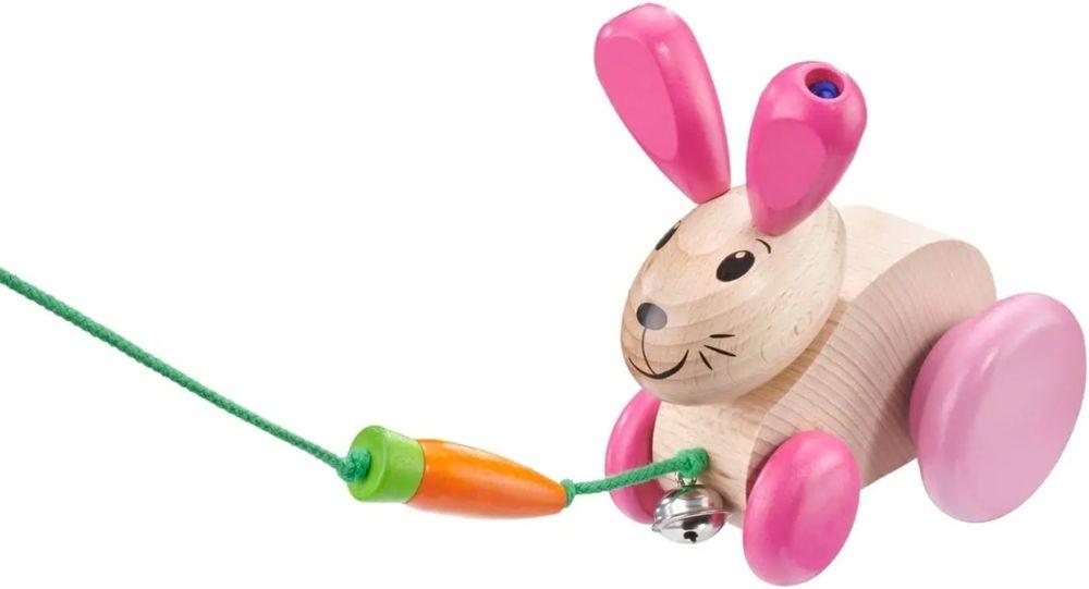 Hanna Hoppel, Nachzieh-Hase, 13 cm Hanna Hoppel, Nachzieh-Hase, 13 cm