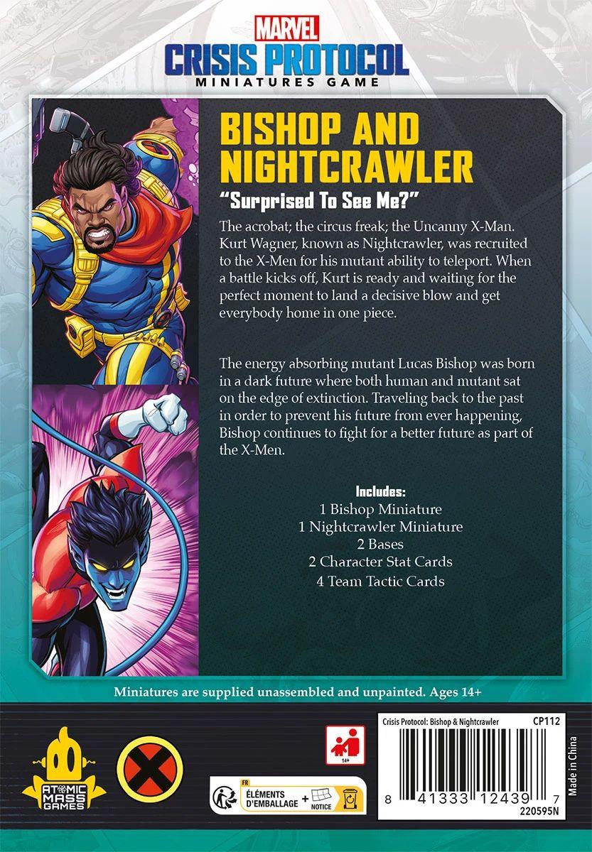 Marvel: Crisis Protocol - Bishop & Nightcrawler Marvel: Crisis Protocol - Bishop & Nightcrawler