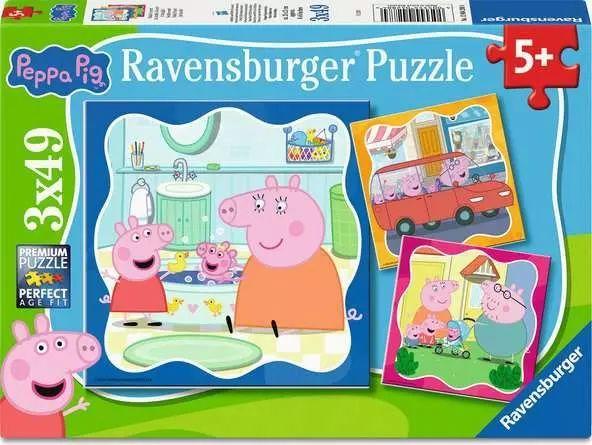 Kinderpuzzle 3x49 Teile - Familie zuerst!
