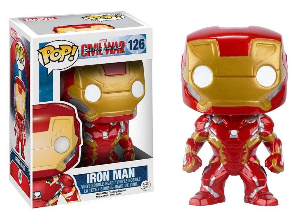Captain America Civil War POP! Vinyl Wackelkopf Iron Man 10 cm Captain America Civil War POP! Vinyl Wackelkopf Iron Man 10 cm
