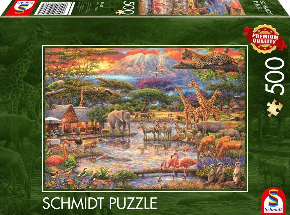 Paradies am Kilimandscharo, 500 Teile Puzzle