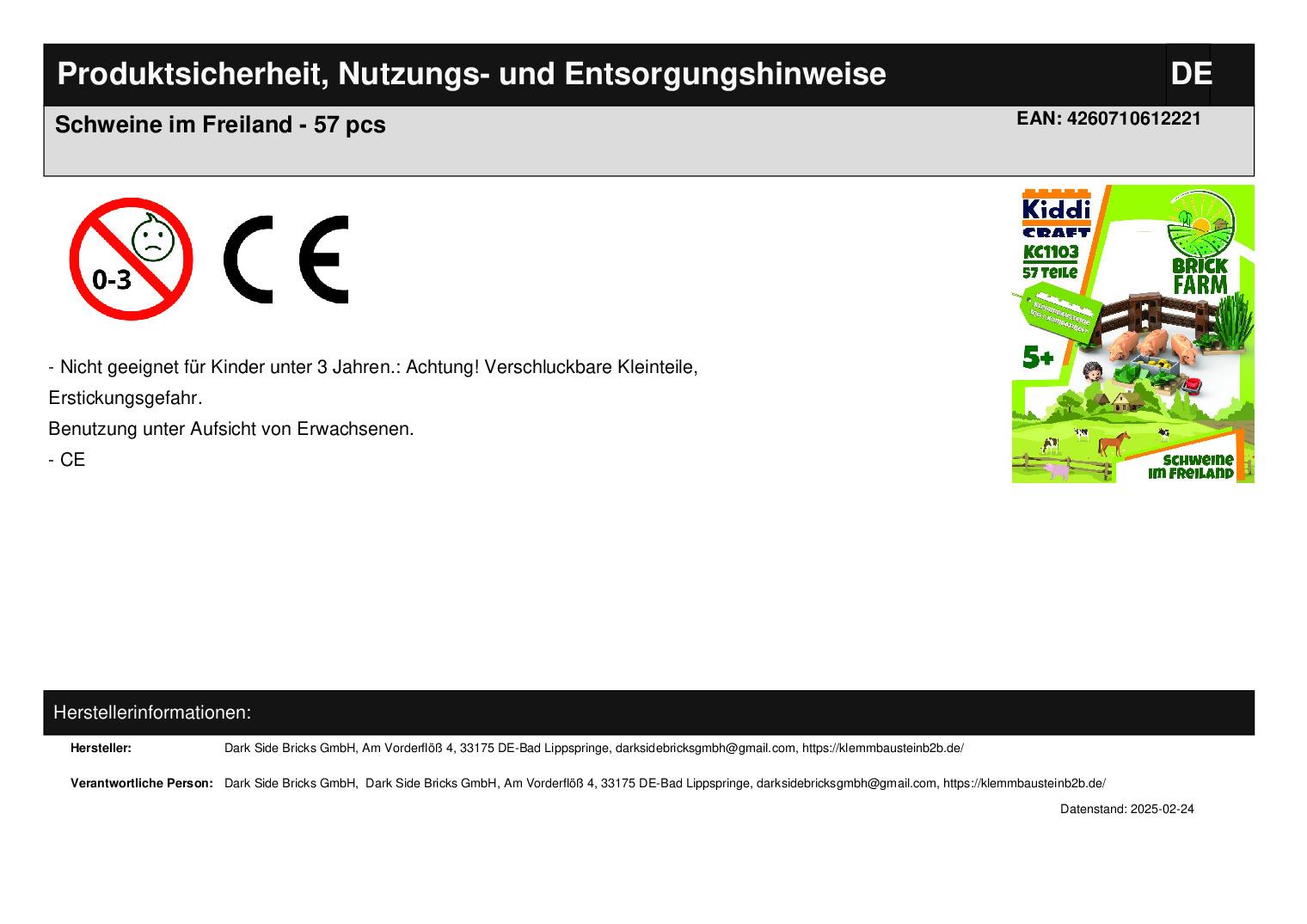 Schweine im Freiland - 57 pcs