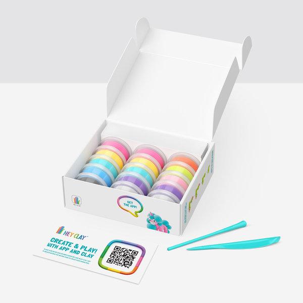 Hey Clay: Regenbogen Einhörners aus Knetmasse (15er-Pack)