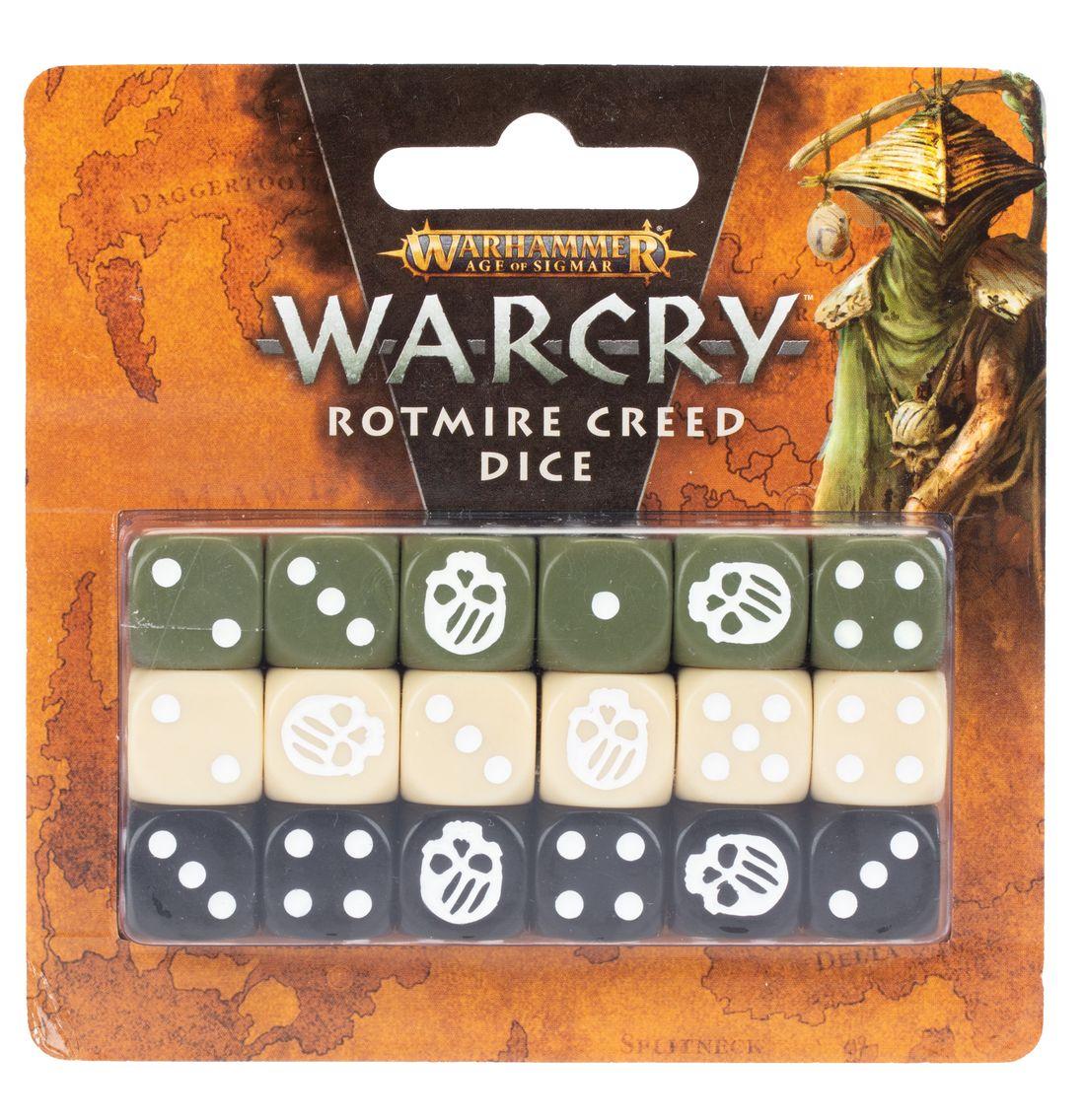 Warcry Dice Set: Rotmire Creed