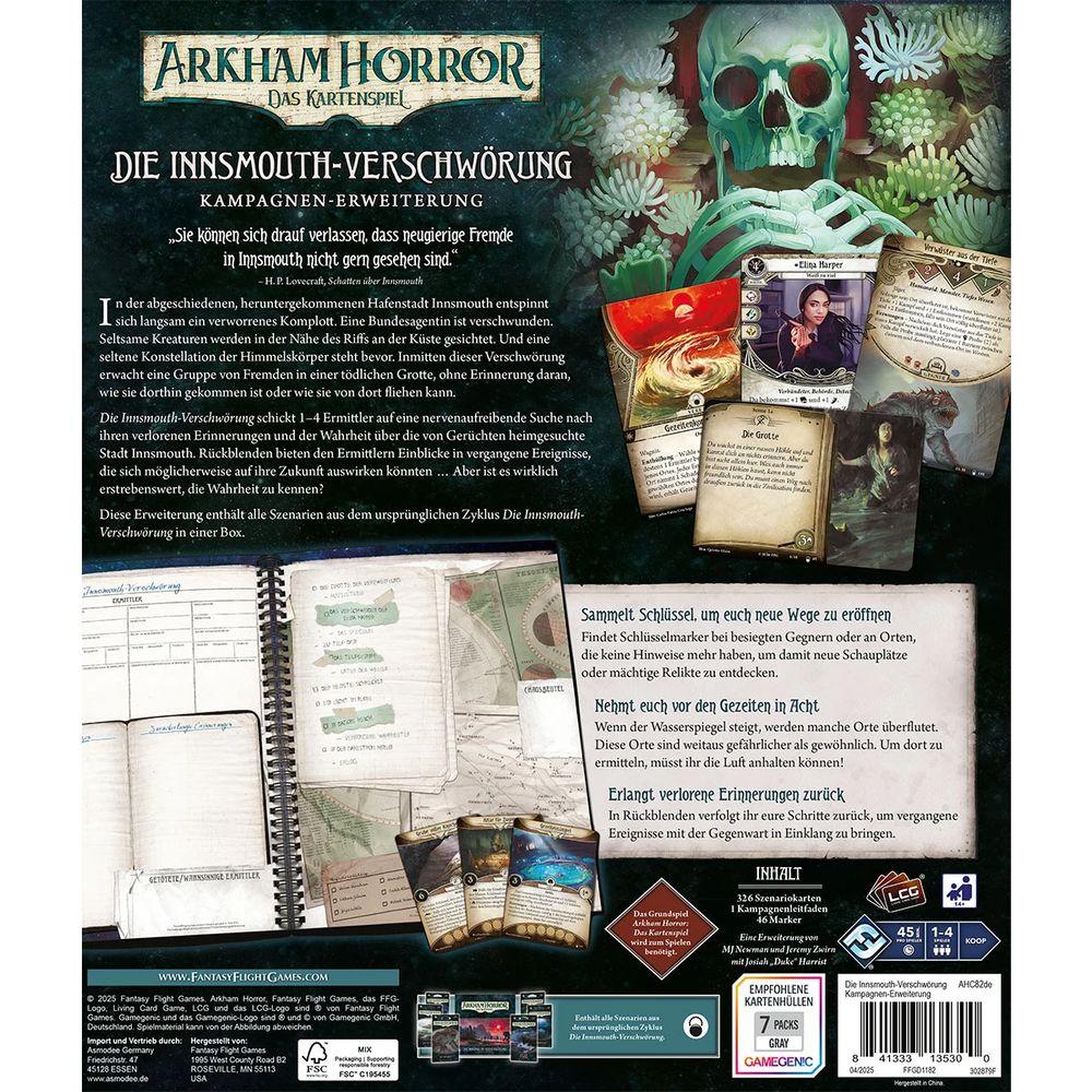 Arkham Horror: Das Kartenspiel - Die Innsmouth-Verschwörung (Kampagnen-Erweiterung) Arkham Horror: Das Kartenspiel - Die Innsmouth-Verschwörung (Kampagnen-Erweiterung)