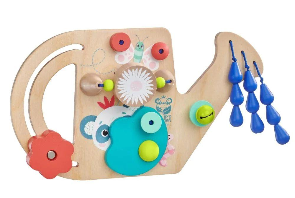 TULIP'S GARDEN by SELECTA® Babywelt: Motorikbrett Gießkanne, 25 cm TULIP'S GARDEN by SELECTA® Babywelt: Motorikbrett Gießkanne, 25 cm