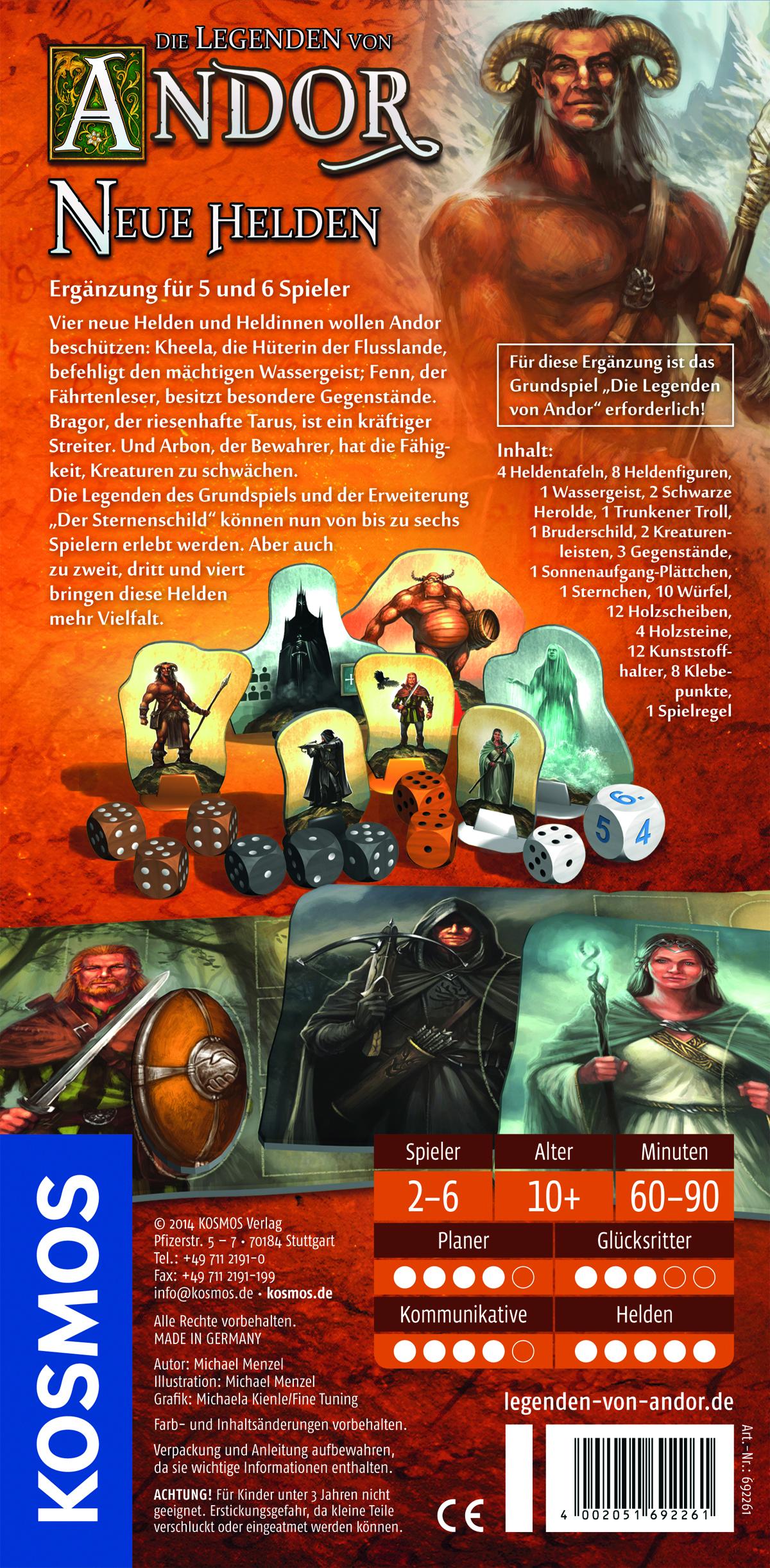 Die Legenden von Andor - Neue Helden Erweiterung