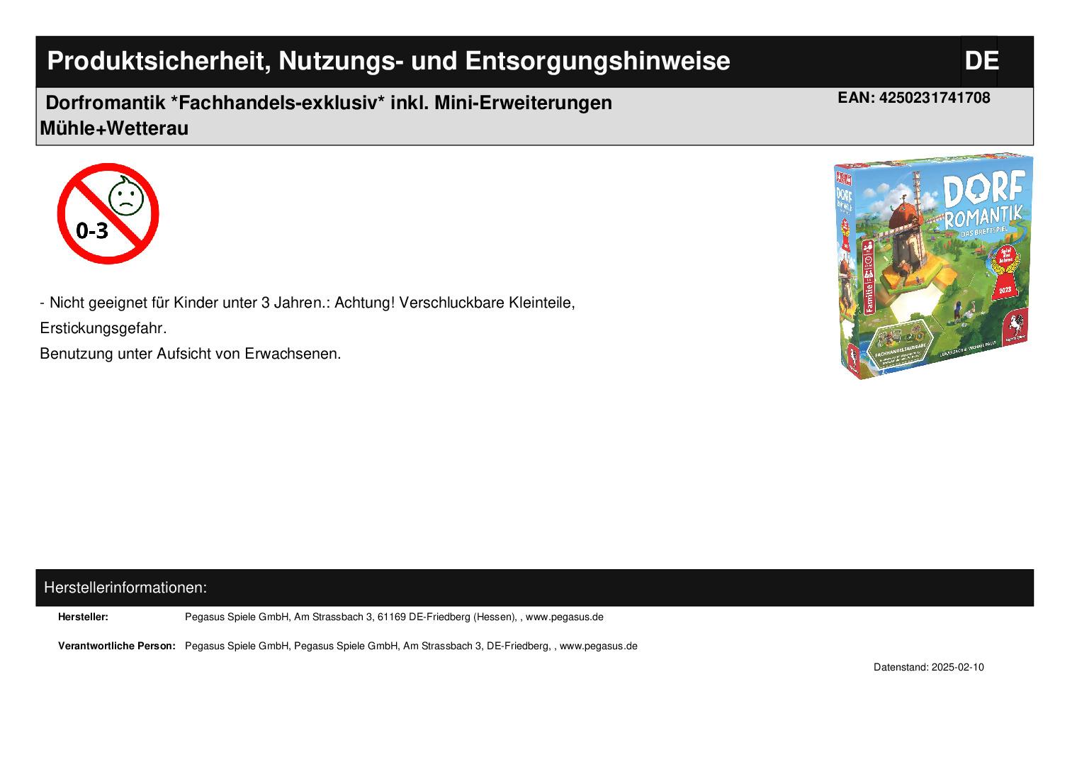 Dorfromantik *Fachhandels-exklusiv* inkl. Mini-Erweiterungen Mühle+Wetterau