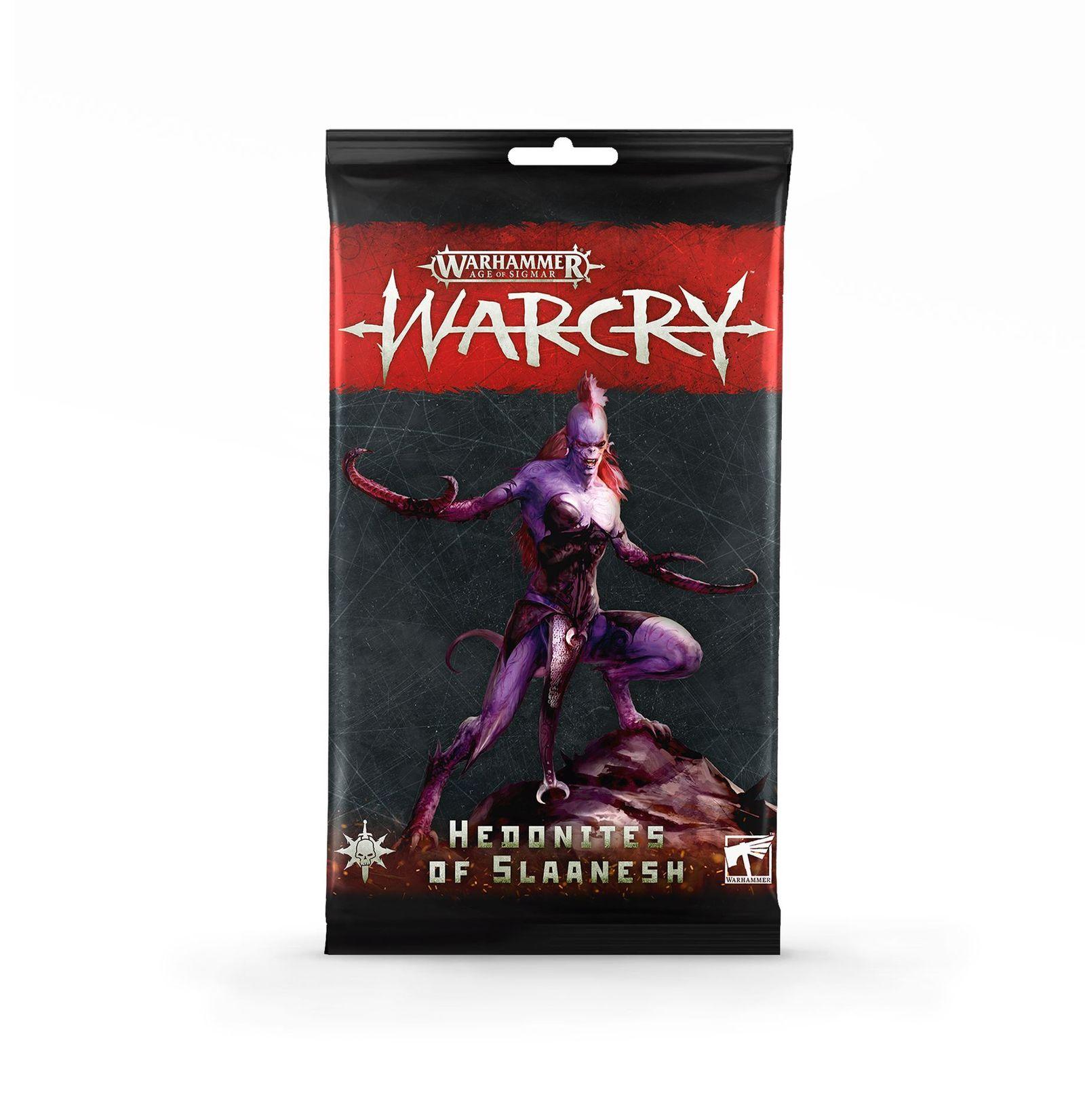 WarCry Hedonites of Slaanesh Card Pack