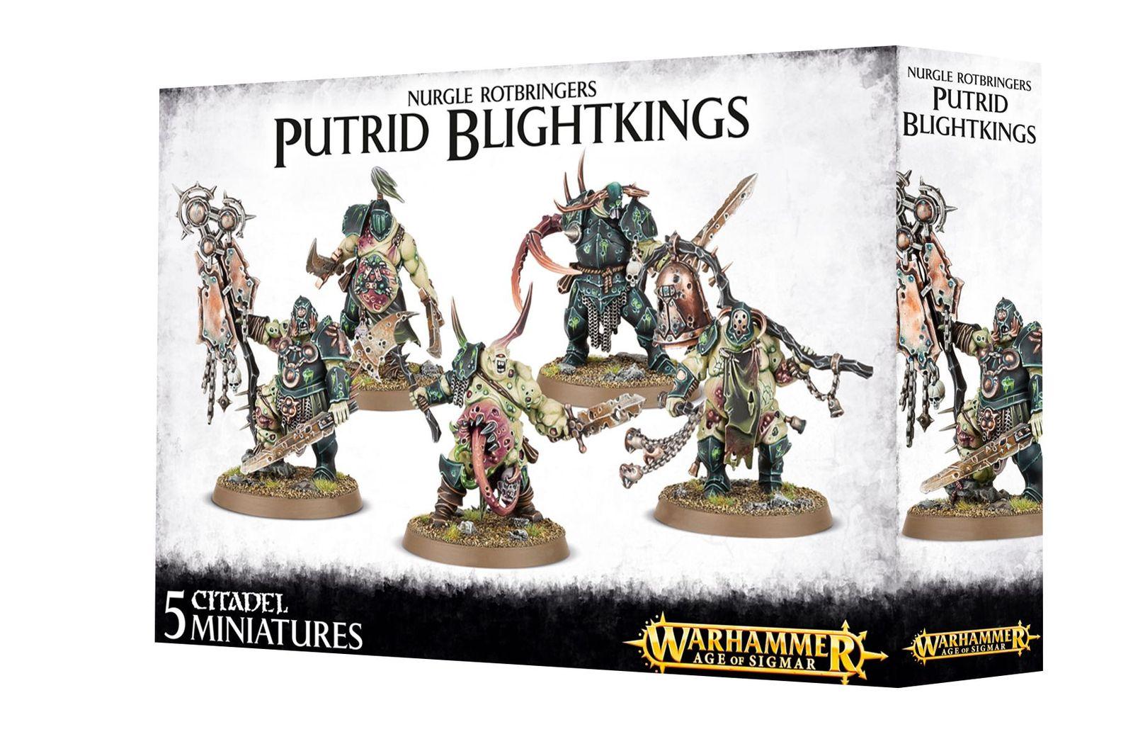 Nurgle Rotbringers Putrid Blightkings Nurgle Rotbringers Putrid Blightkings