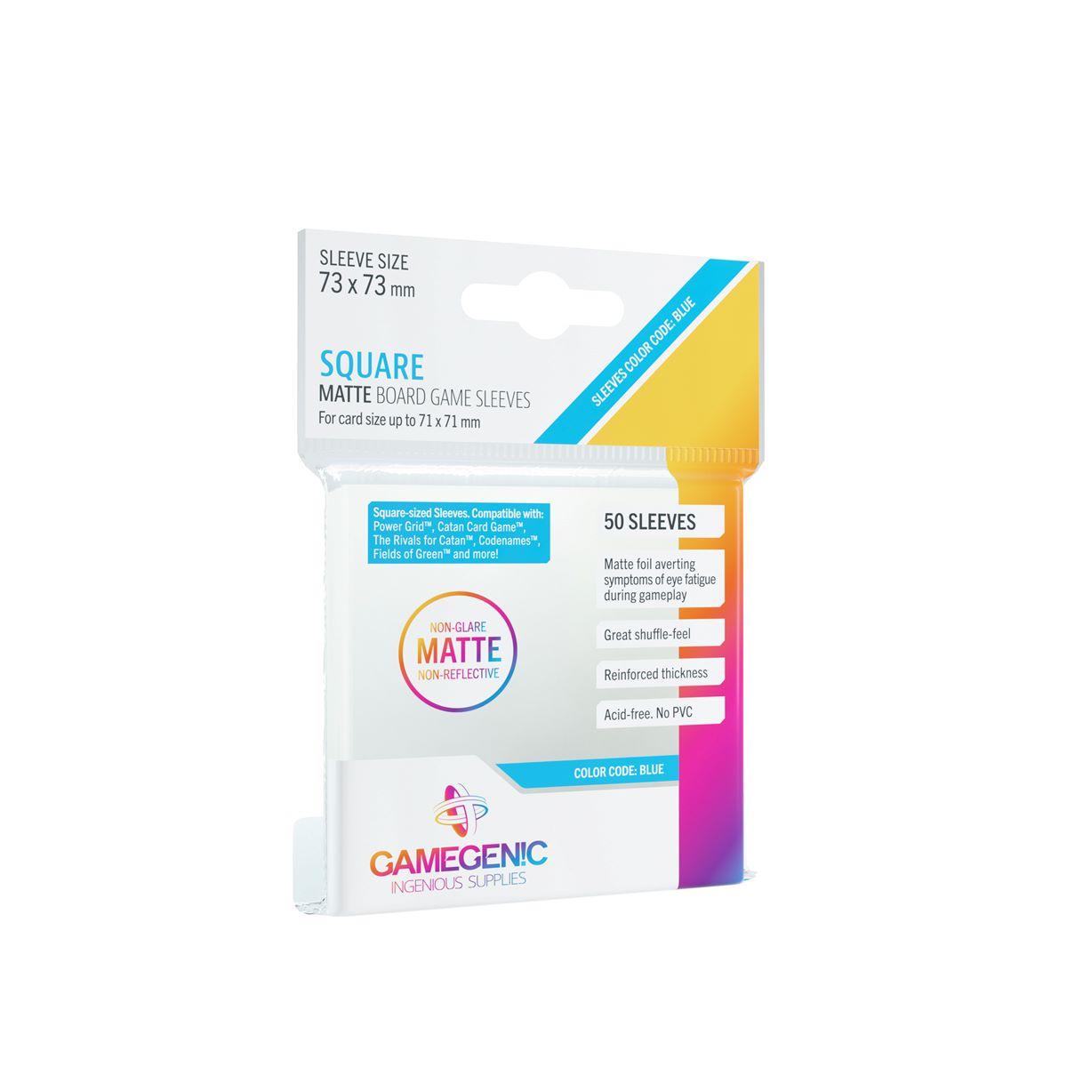 Gamegenic Matte Board Game Sleeves - Square 73 x 73 mm (50) Gamegenic Matte Board Game Sleeves - Square 73 x 73 mm (50)