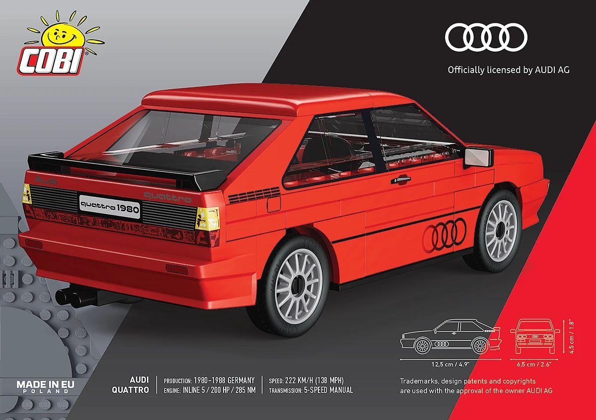 Audi quattro 1980 red
