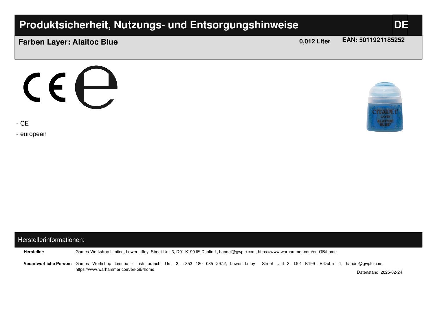 Farben Layer: Alaitoc Blue