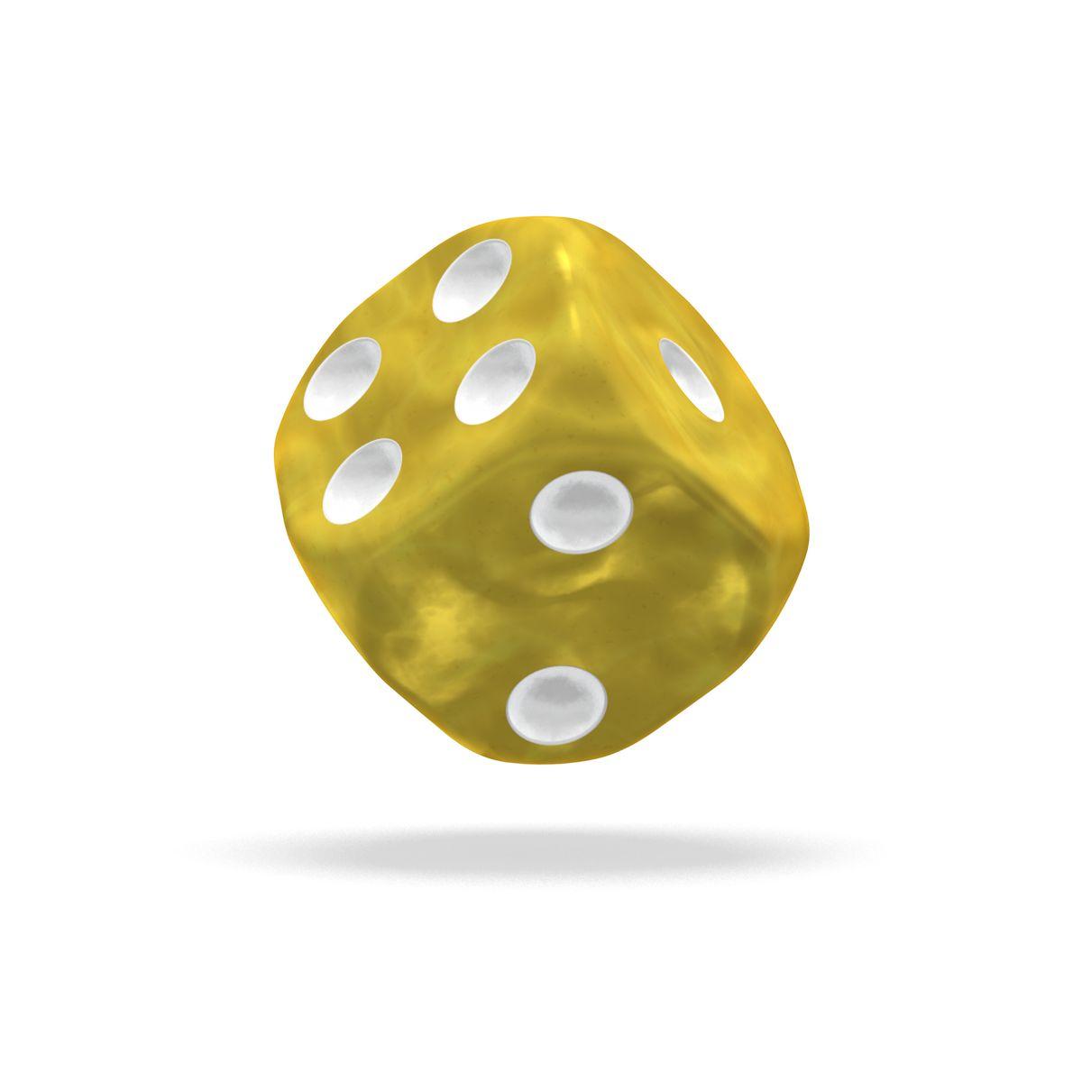 Oakie Doakie Dice D6 Dice 12 mm Marble - Yellow (36) Oakie Doakie Dice D6 Dice 12 mm Marble - Yellow (36)