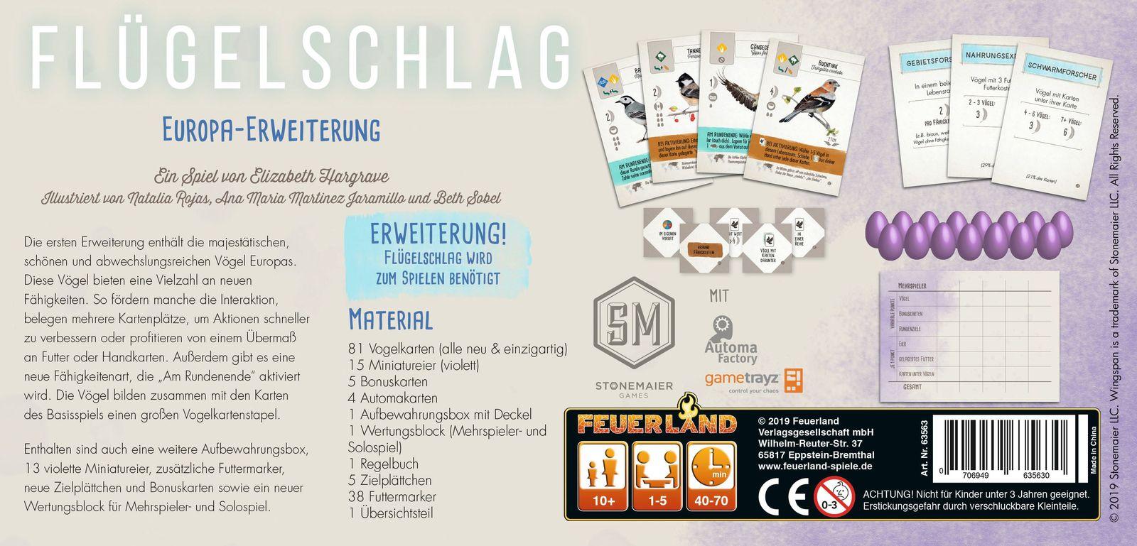 Flügelschlag Europa-Erweiterung Flügelschlag Europa-Erweiterung