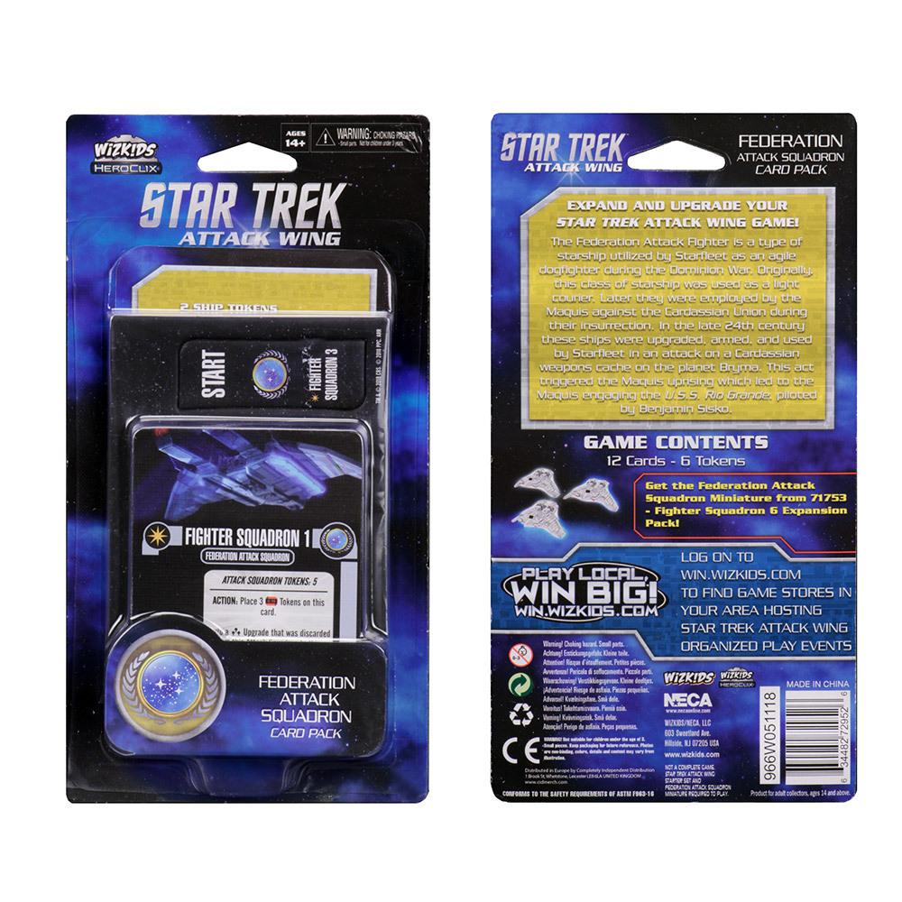 Star Trek Attack Wing Card Pack: Federation Attack Squadron Star Trek Attack Wing Card Pack: Federation Attack Squadron
