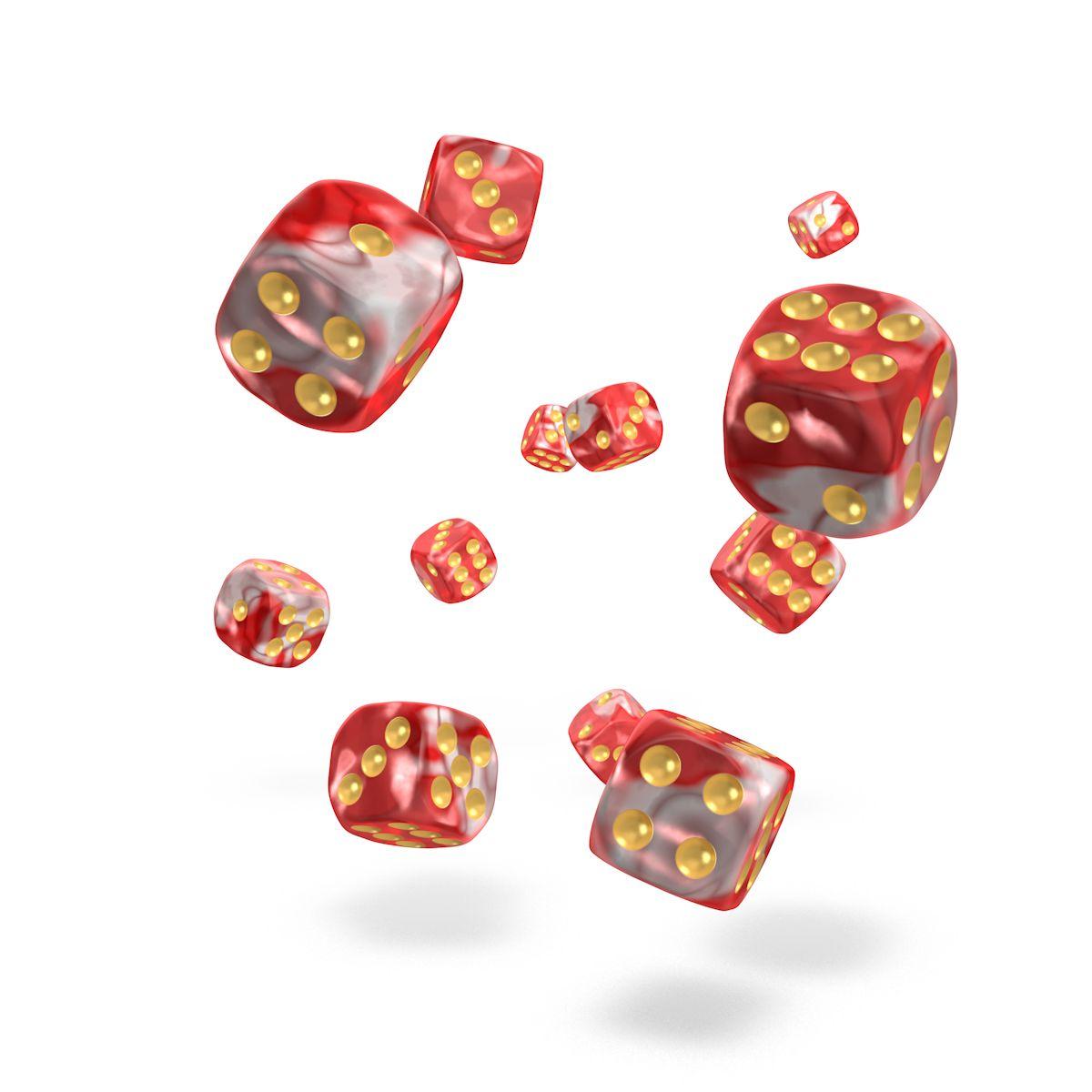 Oakie Doakie Dice D6 Dice 12 mm Gemidice - Red Sky (36)
