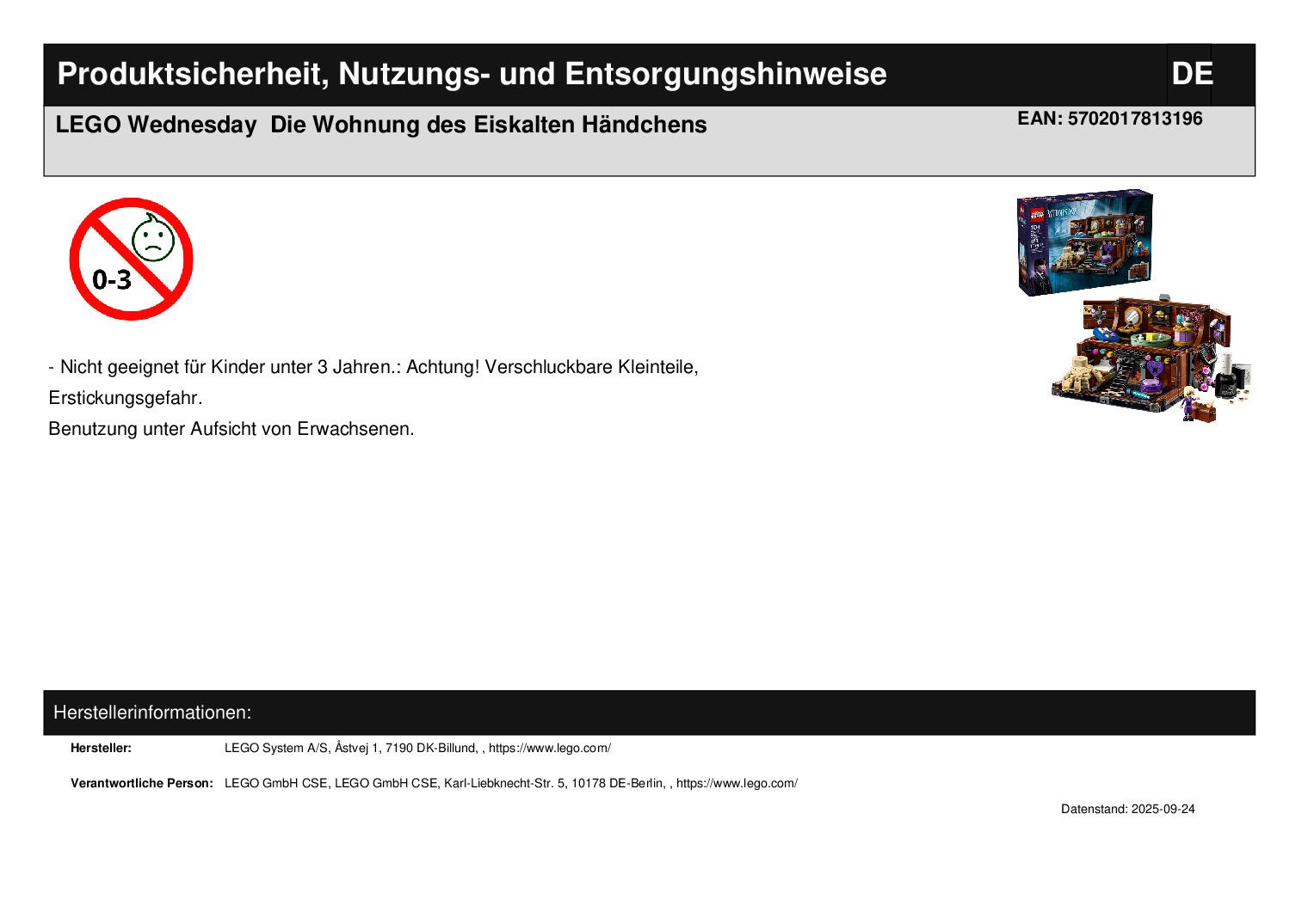 LEGO Wednesday  Die Wohnung des Eiskalten Händchens