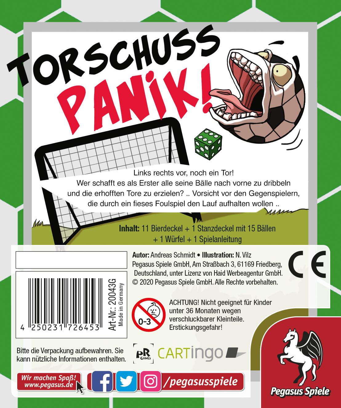Torschuss-Panik! (Bierdeckelspiel)