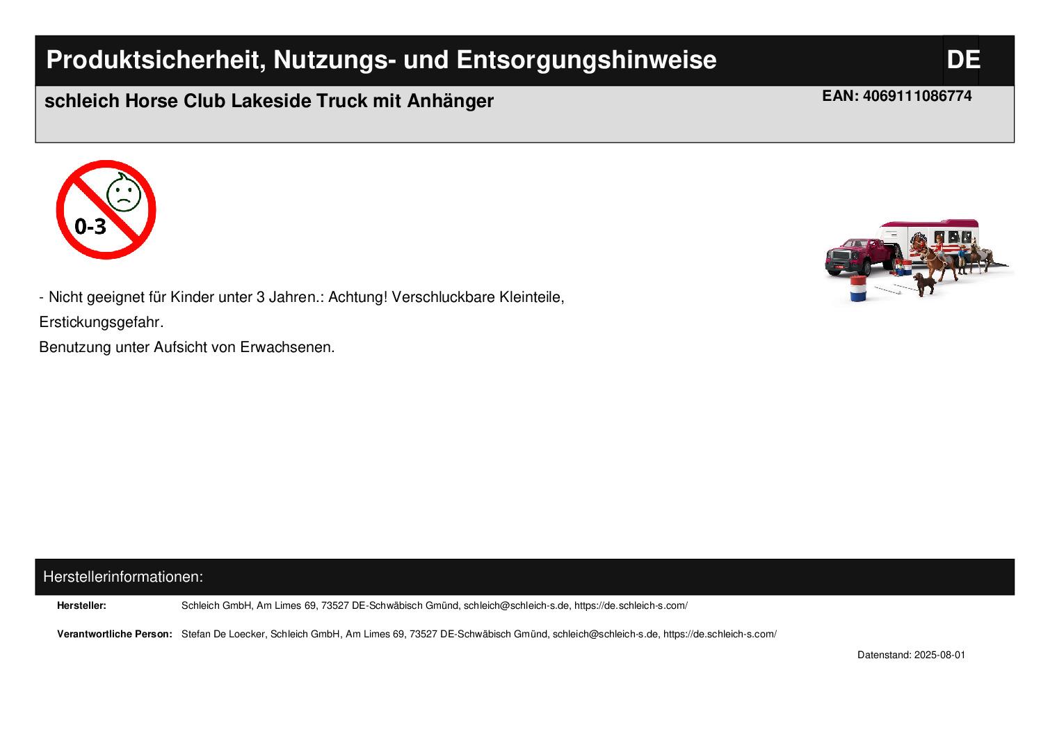 schleich Horse Club Lakeside Truck mit Anhänger schleich Horse Club Lakeside Truck mit Anhänger