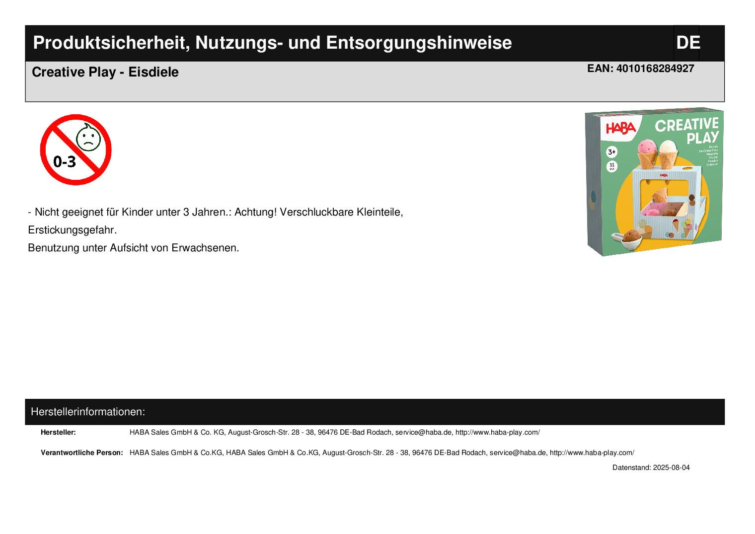 Creative Play - Eisdiele Creative Play - Eisdiele