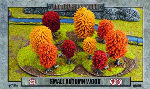 Battlefield in a Box - Small Autumn Wood (x1) - 15mm Battlefield in a Box - Small Autumn Wood (x1) - 15mm