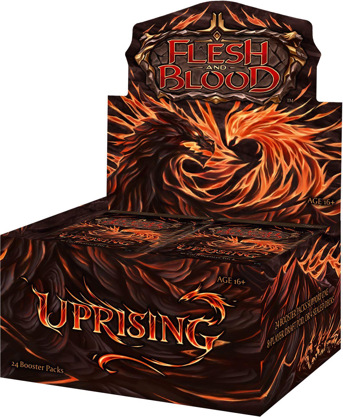 Flesh & Blood TCG - Uprising Booster Display (24 Packs) - EN Flesh & Blood TCG - Uprising Booster Display (24 Packs) - EN