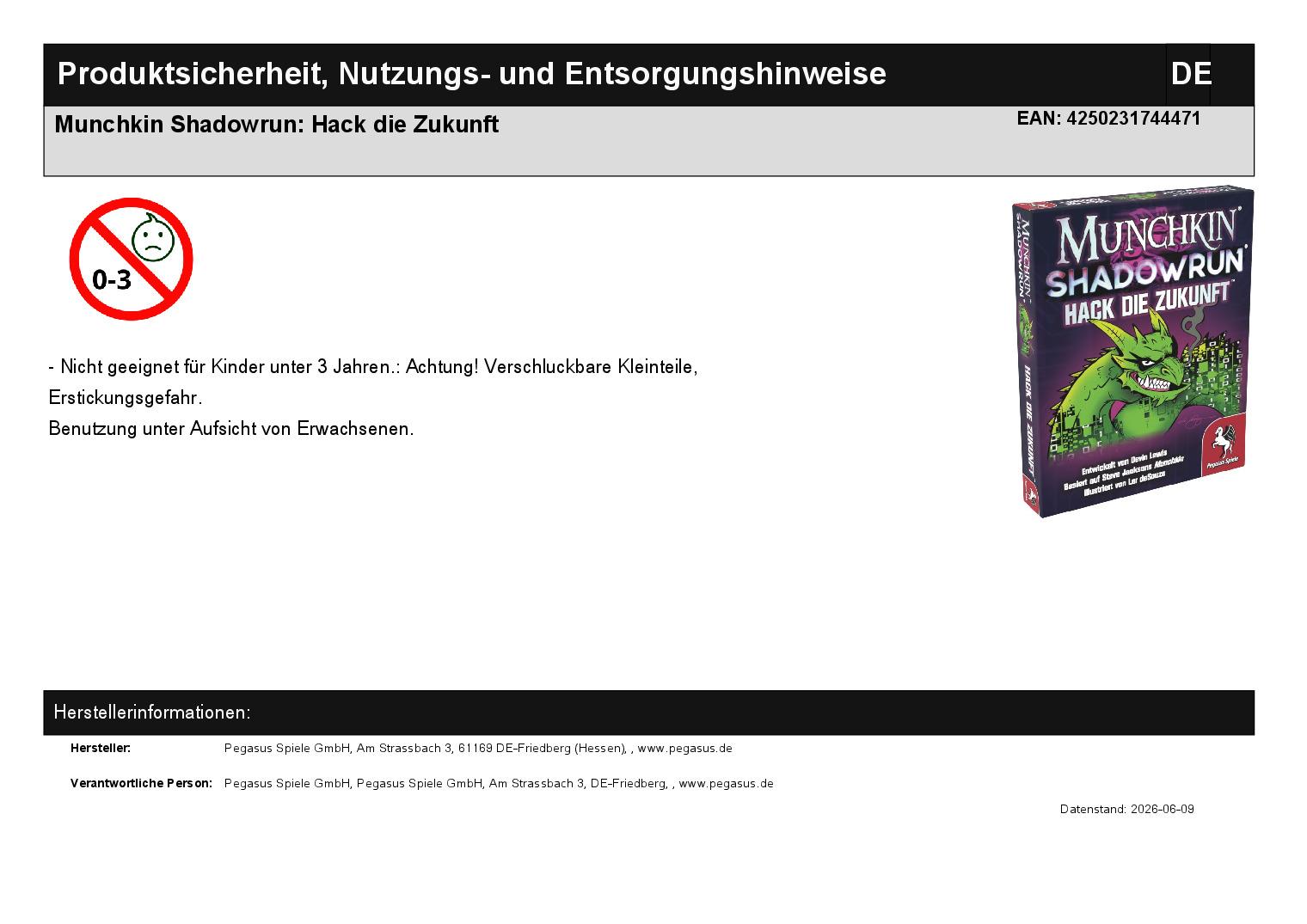 Munchkin Shadowrun: Hack die Zukunft