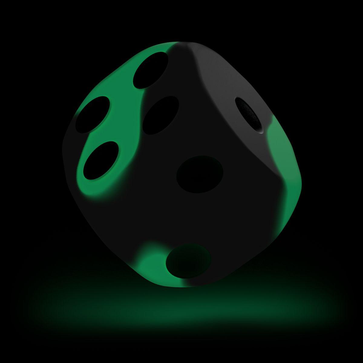 Oakie Doakie Dice D6 Dice 16 mm Glow in the Dark - Biohazard (12) Oakie Doakie Dice D6 Dice 16 mm Glow in the Dark - Biohazard (12)