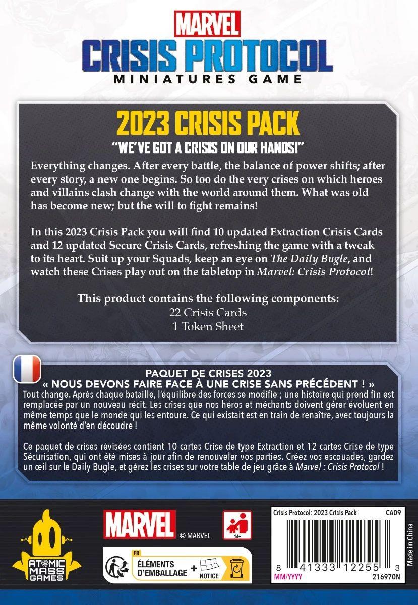 Marvel: Crisis Protocol - 2023 Crisis Pack (Krisen-Kartenpack 2023 "Uns steht eine Krise bevor!") Marvel: Crisis Protocol - 2023 Crisis Pack (Krisen-Kartenpack 2023 "Uns steht eine Krise bevor!")