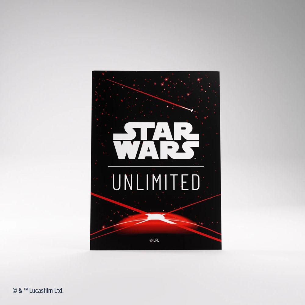 Star Wars Unlimited Premium Art Sleeves - Card Back Red (Einzelartikel)