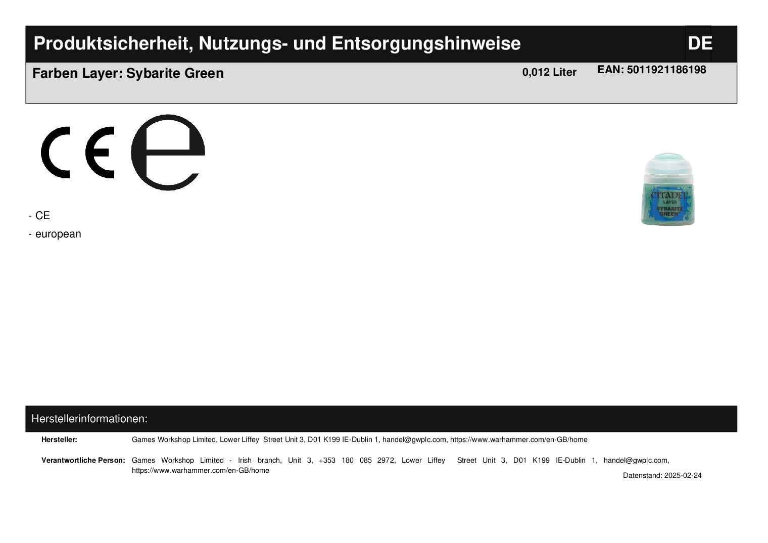 Farben Layer: Sybarite Green