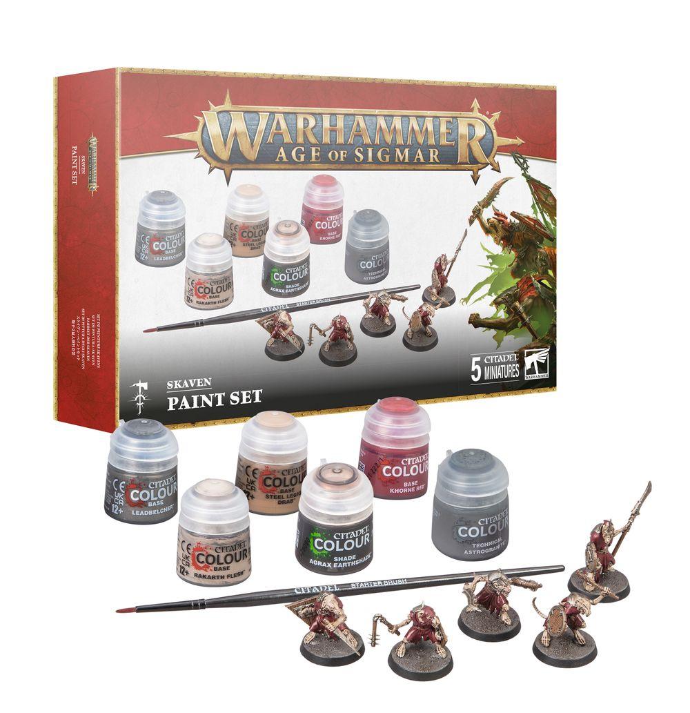 Age of Sigmar: Skaven + Paint Set Age of Sigmar: Skaven + Paint Set