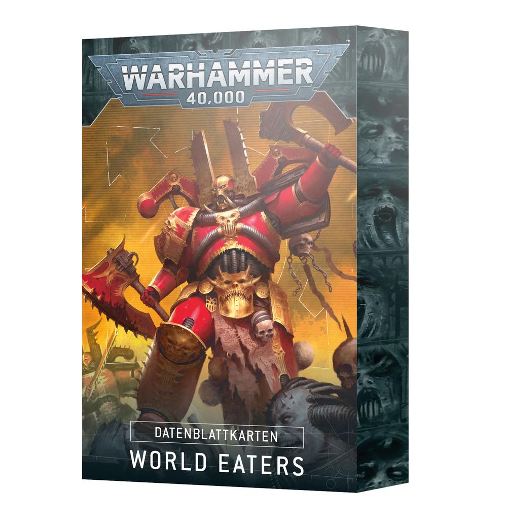 Datenblattkarten: World Eaters deutsch