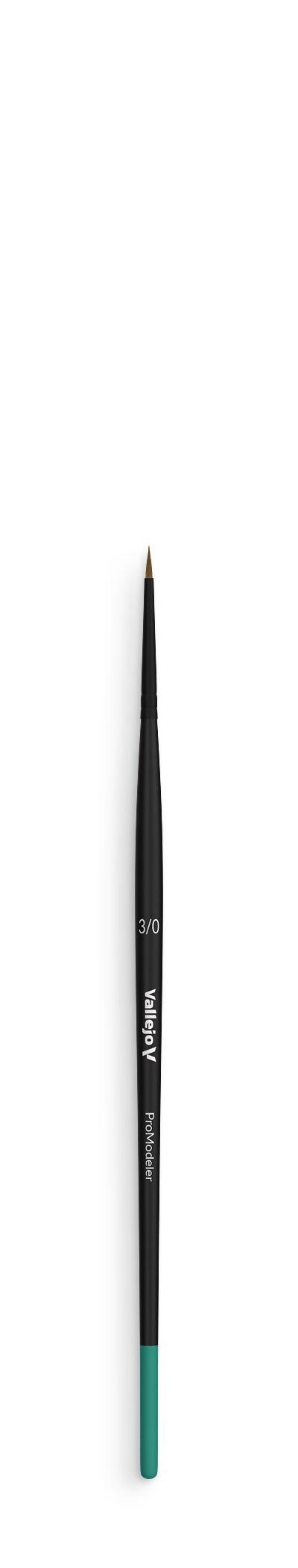 Natural Hair Brush No. 3/0 - Pro Modeler