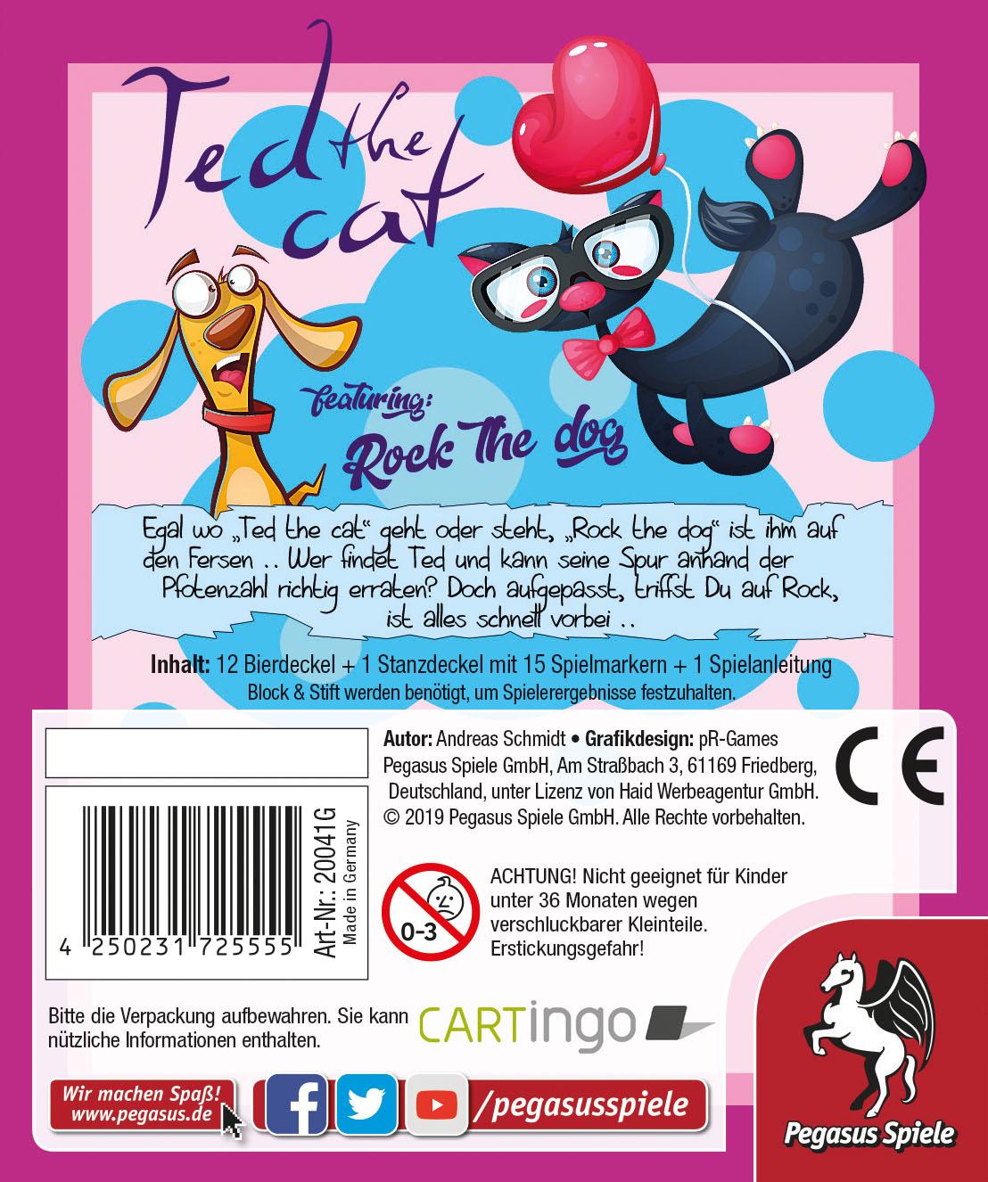 Ted the Cat - Was geht? (Bierdeckelspiel)