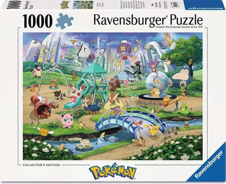 Puzzle 1000 Teile - Pokémon - Evoli im Park