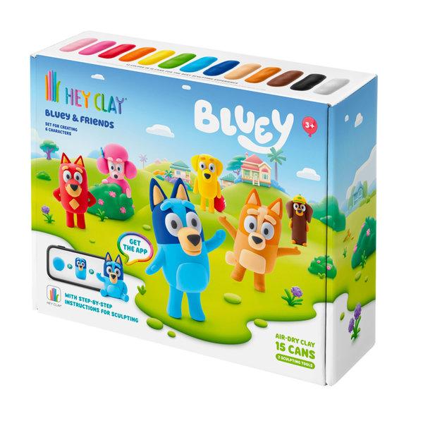 Hey Clay: Bluey & Friends aus Knetmasse (15er-Pack)