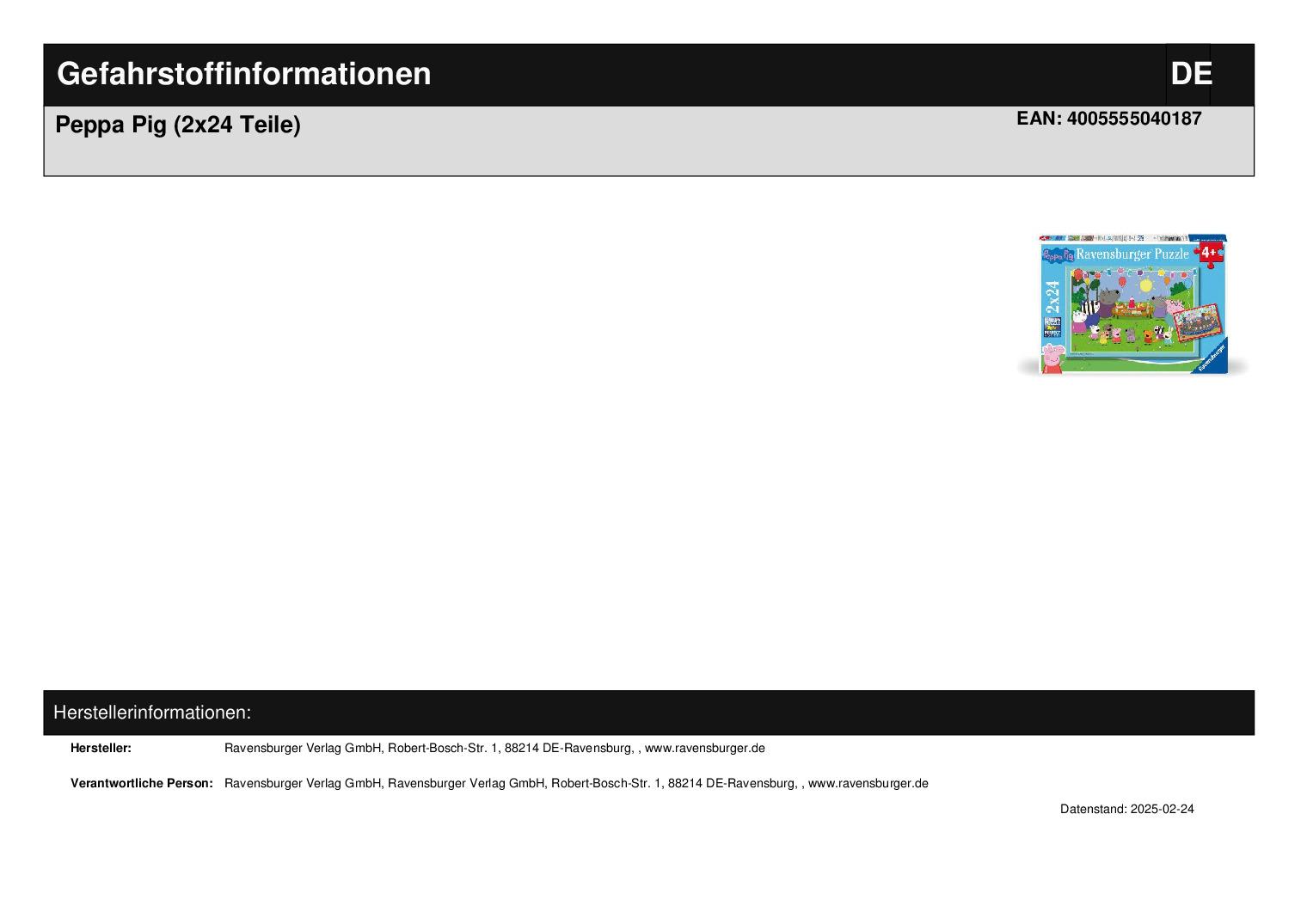 Peppa Pig (2x24 Teile) Peppa Pig (2x24 Teile)