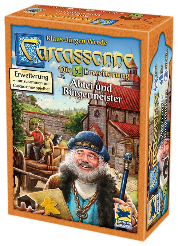 Carcassonne 2. Edition Erweiterung 5: Abtei & Bürgermeister Carcassonne 2. Edition Erweiterung 5: Abtei & Bürgermeister