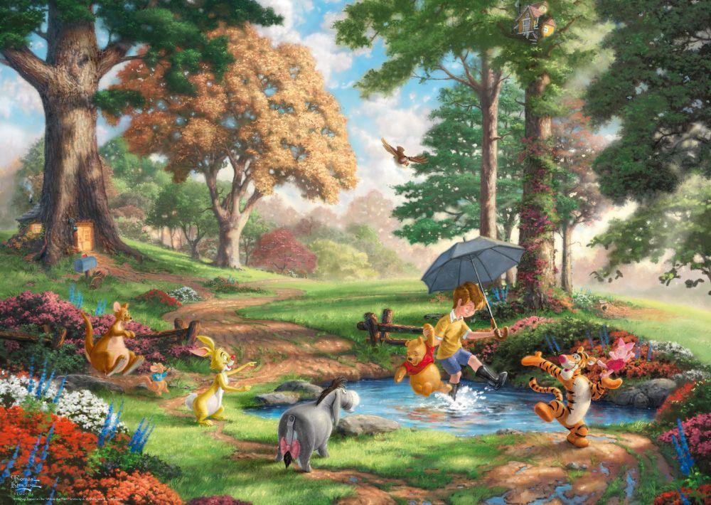 Puzzle: Thomas Kinkade Disney Winnie the Pooh (1000 Teile)