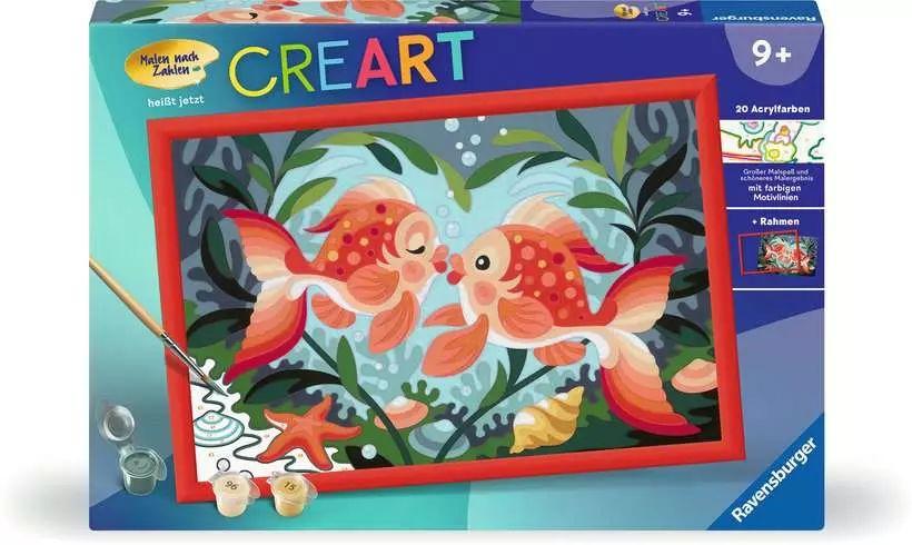 CreArt Verliebte Fische - Malen nach Zahlen